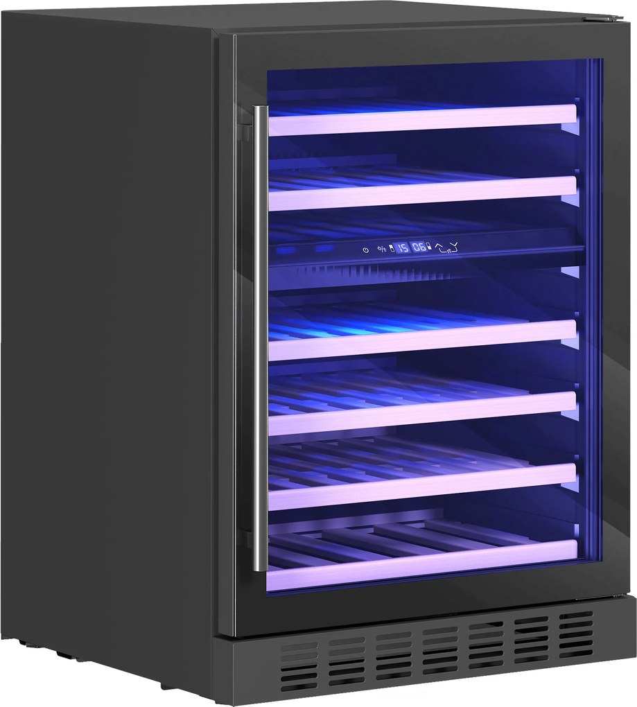 HOMCOM frigider compact adâncime mică 40 vitrină | Aosom Romania