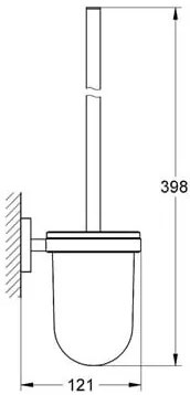 Perie wc Grohe Essentials-40374001