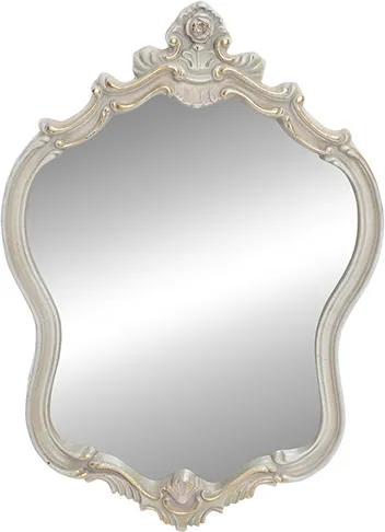 Oglinda Perla din lemn crem 48x69 cm