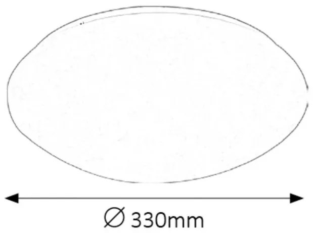 Plafoniera LED design modern Lucas alb 33cm