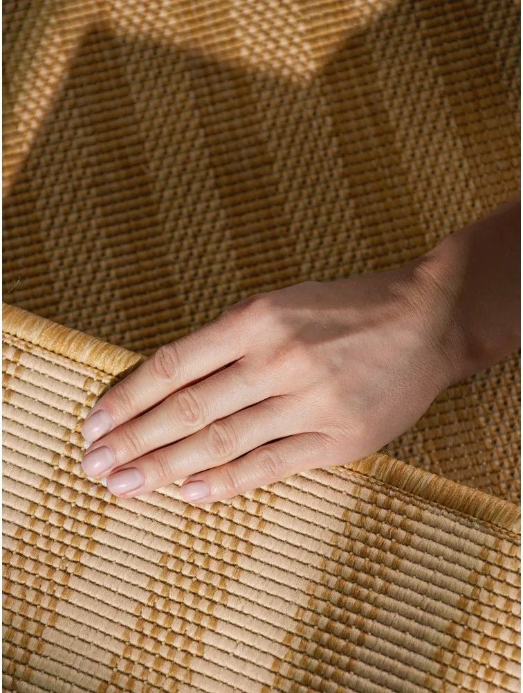 Covor pentru exterior și interior galben ocru/crem 120x170 cm Haringey Linley – Ted Baker