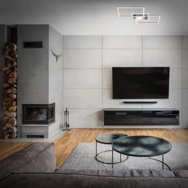 Lustră LED dimabilă aplicată FRAME 2xLED/20W/230V 2700-6500K Brilo + telecomandă