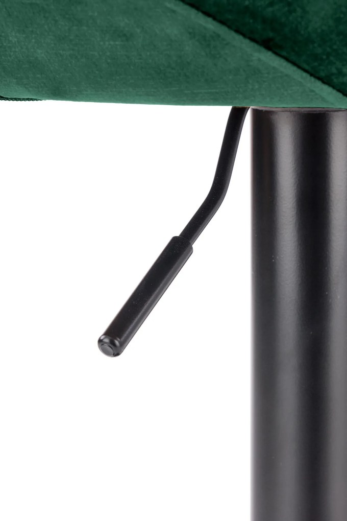 Scaun tip bar Herlinda (verde închis + negru). 1039562