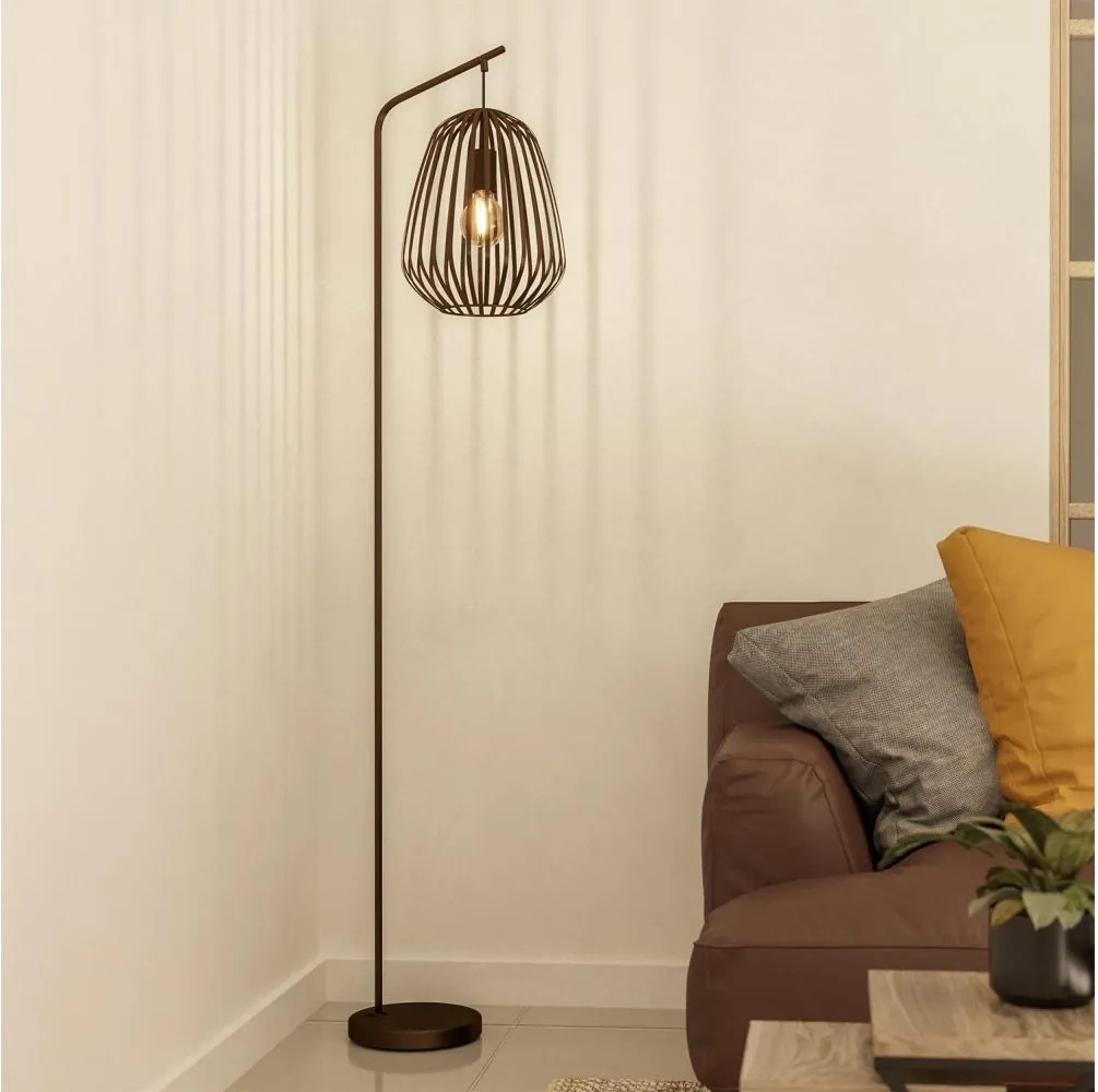 Eglo 901101 - Lampă de podea ESPINAL, 1xE27/40W/230V, finisaj bronz