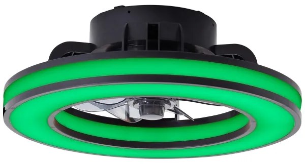 Ventilator LED RGBW dimabil de tavan Brilliant MONDELLO LED/26W/230V + telecomandă