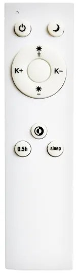 Panou LED dimabil aplicat Top Light REVIT LED/70W/230V 3000-6500K negru + telecomandă