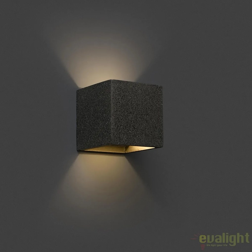 Aplica de perete ambientala design minimalist KAMEN gri 63312