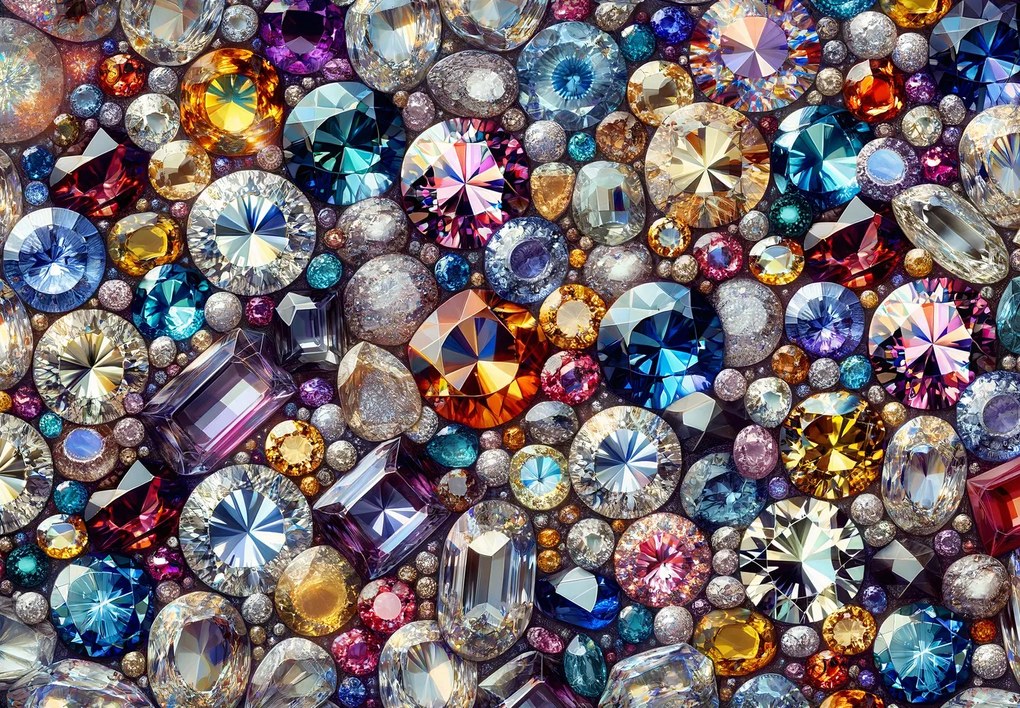 Fototapet - Diamante colorate (147x102 cm)