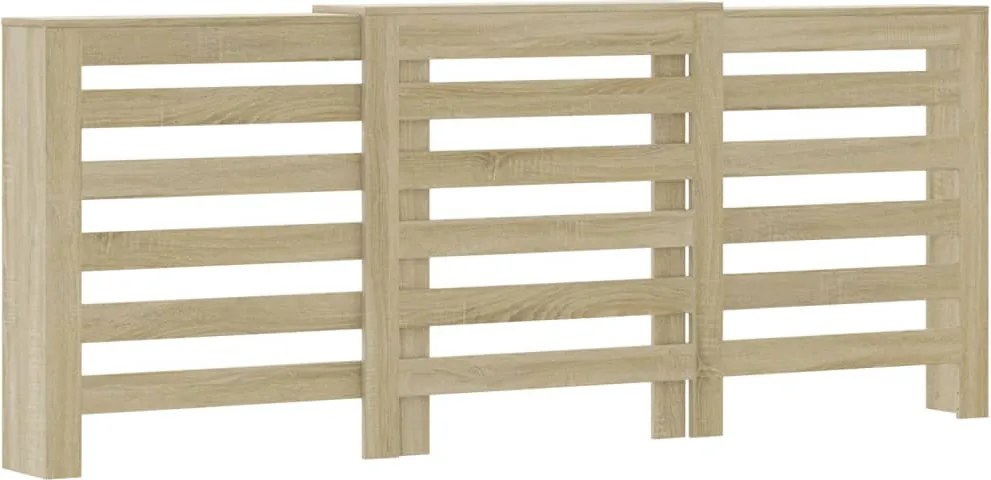 vidaXL Mască pentru calorifer stejar sonoma 205x21,5x83,5 cm lemn