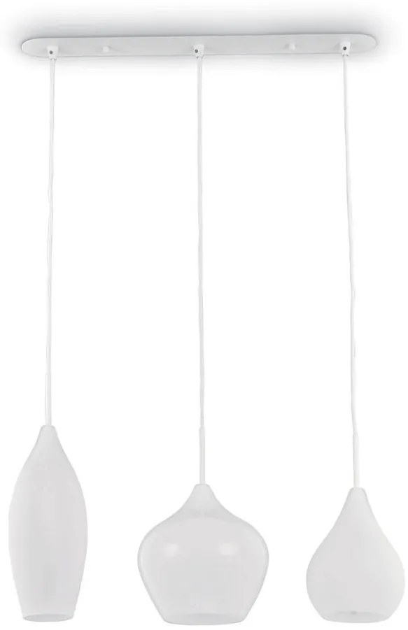 Lustra suspendata design modern SOFT SB3 BIANCO 111858