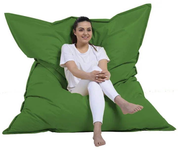 Fotoliu puf pentru grădină Giant Cushion 140x180 - Green