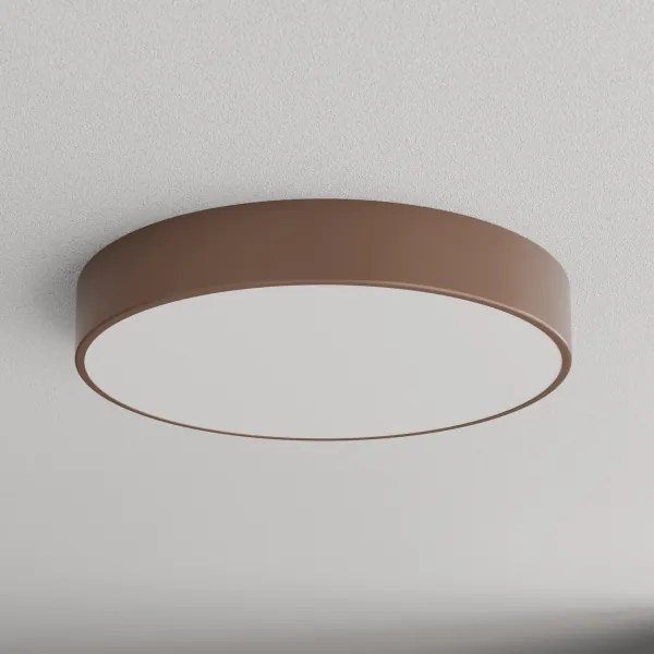 Brilagi - Plafonieră pentru baie cu senzor CLARE, 4x soclu E27 (max. 24 W), 230 V, diametru 50 cm, maro, IP54