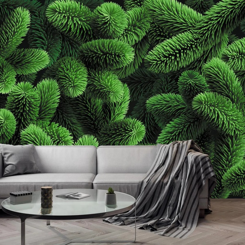 Fototapet - Ramuri de conifere (147x102 cm)