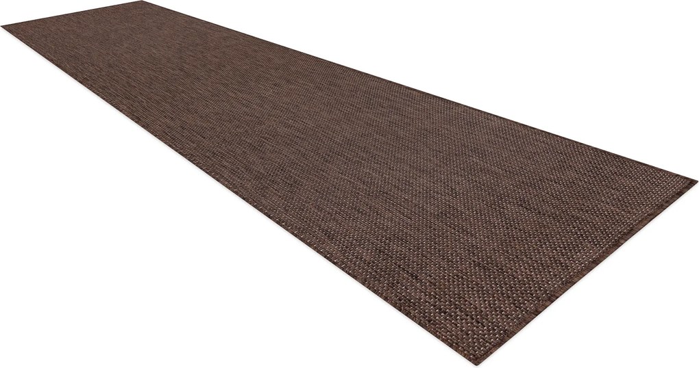 Covor, traversa SISAL SION A5165A Melanj țesute plate maro