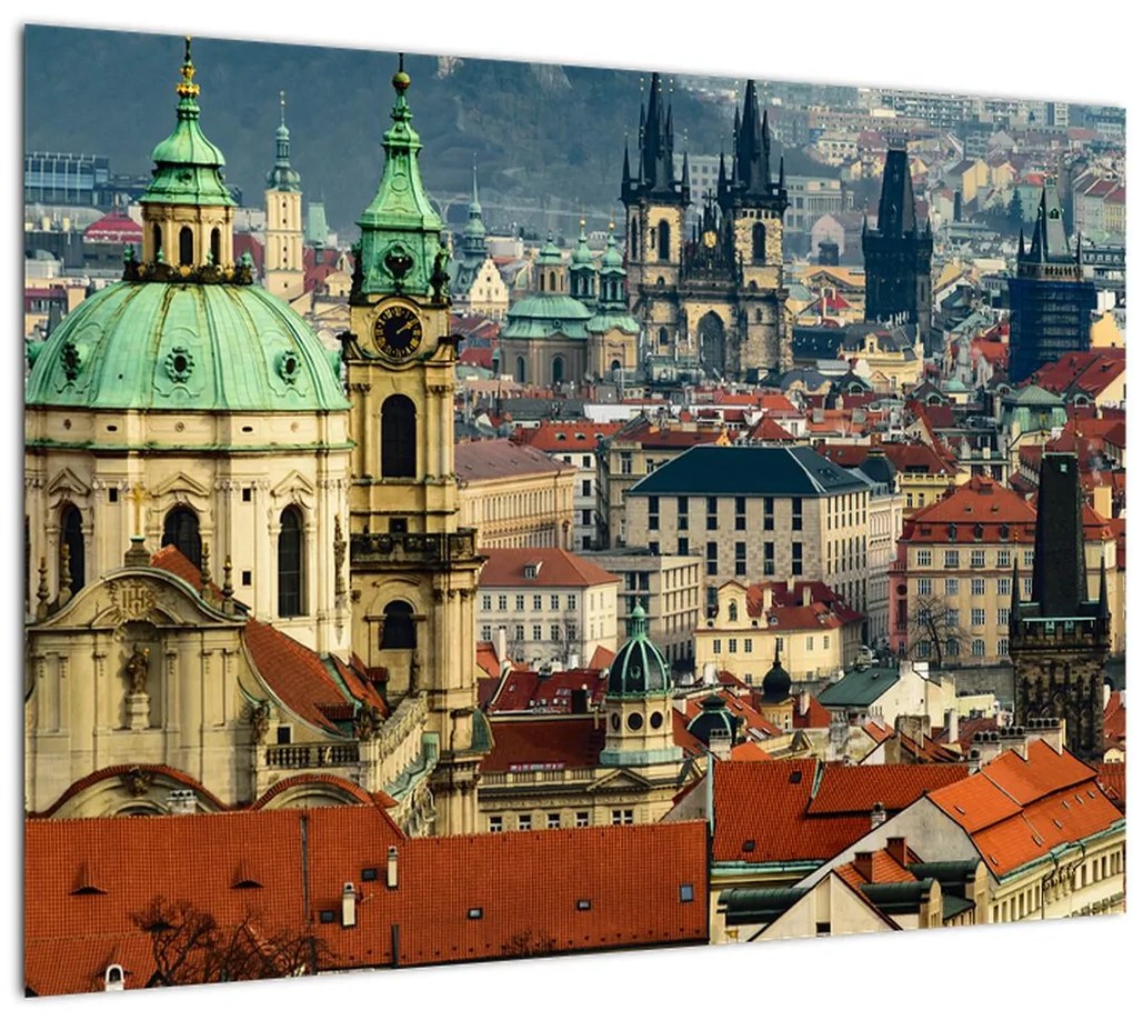 Tablou - Panorama din Praga (70x50 cm)