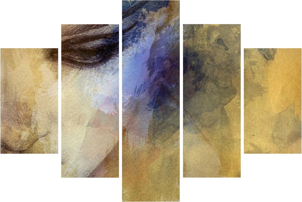 Tablou - Portretul femeii, desen (150x105 cm)