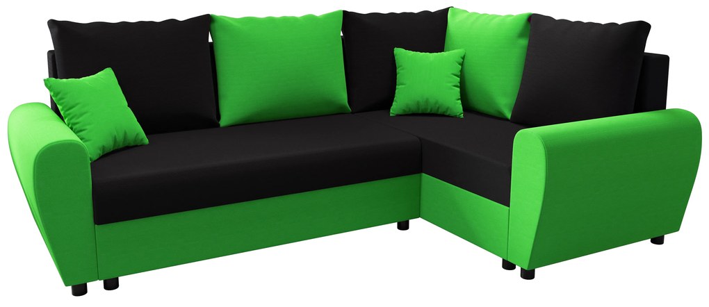 Colțar Fleur Plus (Verde + Negru) (D). 1061973