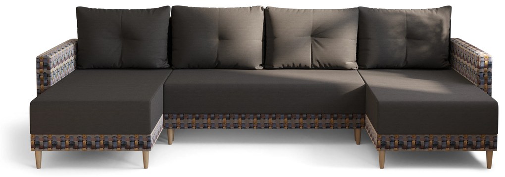 Colțar în formă de U Glimmer U (multicolor + gri negru). 1057149