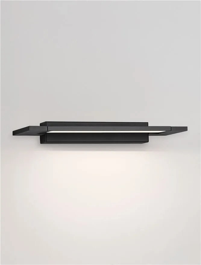 Aplica de perete LED baie IP44 LIVO negru