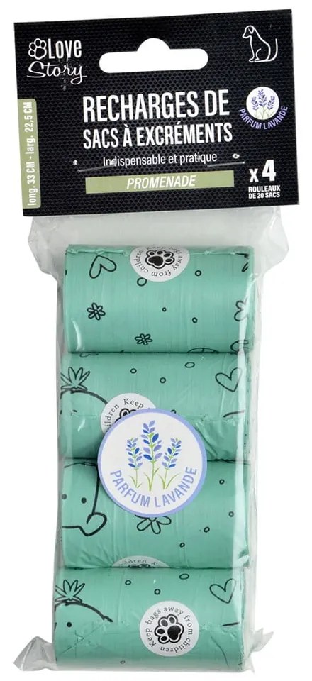 Saci pentru excremente 4 buc. – Love Story