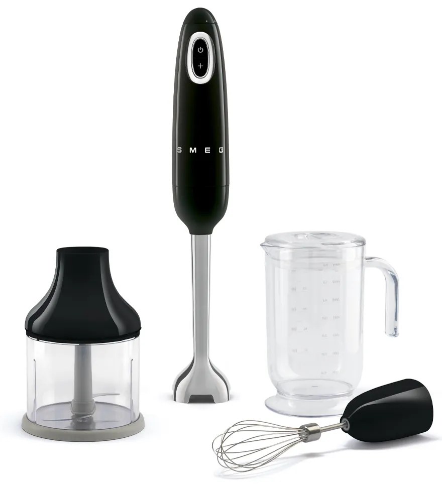 Blender SMEG HBF03 cu accesorii, 700W, negru - Smeg