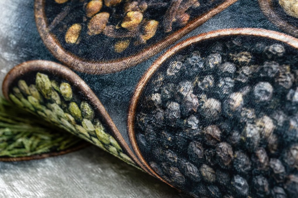 ANDRE 33200 covor lavabil Condimente, bucatarie, anti-alunecare - argint / bej