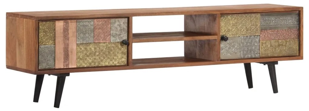 vidaXL Comodă TV, 140x30x40 cm, lemn masiv de acacia