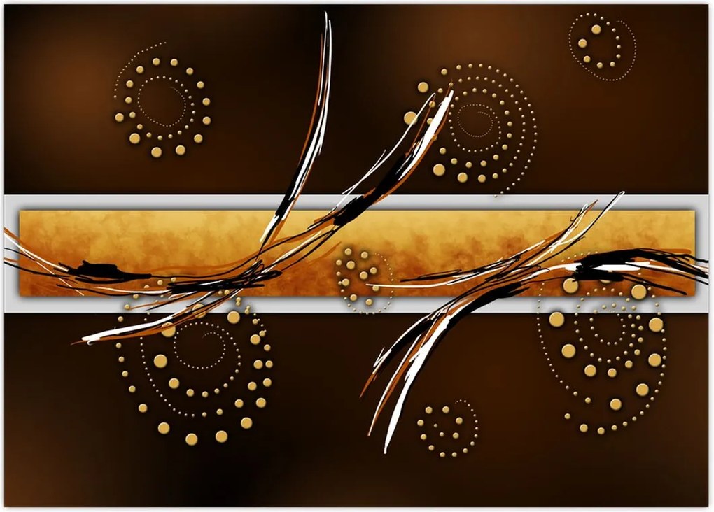 Tablou abstracției - Fluturi (70x50 cm)