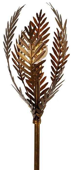 Lampă de podea vintage aurie 70 cm - Botanica