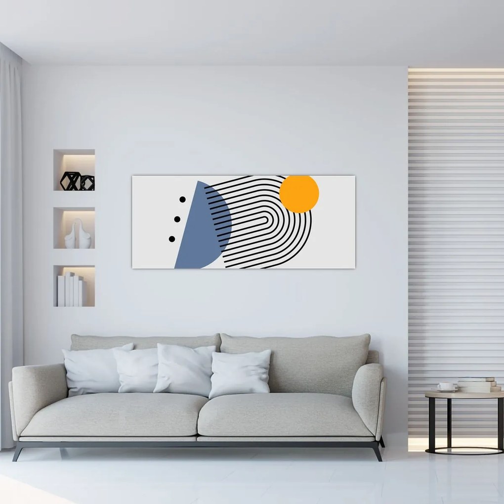 Tablou - Abstracție minimalistă N⁰2 (120x50 cm)