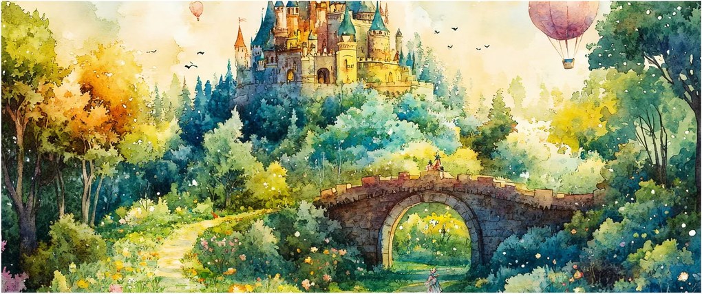 Tablou - Castel de Poveste (120x50 cm)