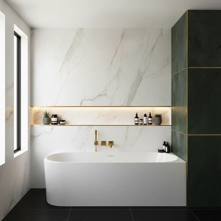 Cada de colt acrilica Bellanto Slim 170 Dreapta