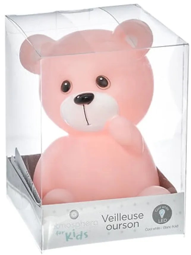 Lampa de noapte pentru copii LED TEDDY 10x13,5 cm - mai multe culori Culoare: Roz