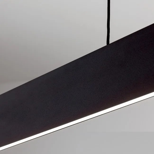 Lustra LED suspendata moderna Up & Down GIDEON negru