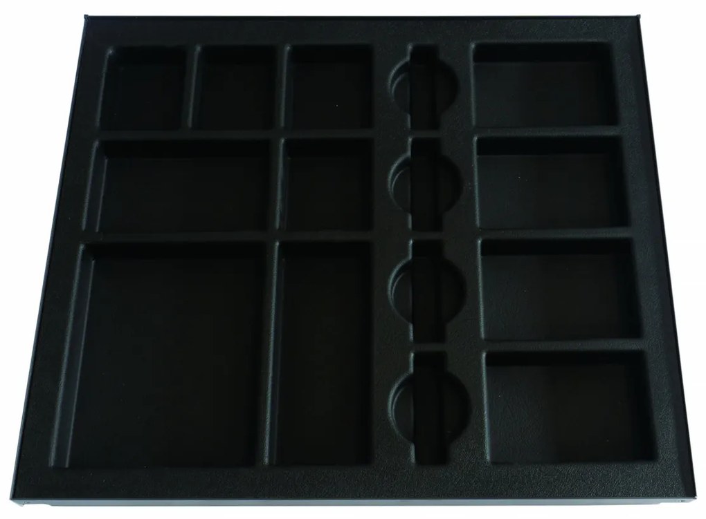 Suport extensibil Premium pentru bijuterii, gri antracit (Latime: 700 mm)