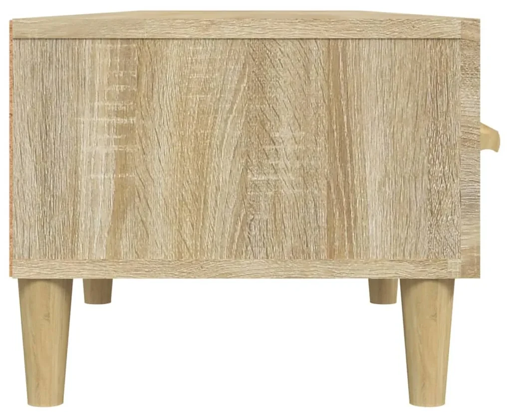 Comoda TV, stejar sonoma, 150x34,5x30 cm, lemn compozit Stejar