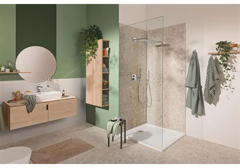 Grohe Precision Cube set de dus ascuns cu termostat da crom 34879000