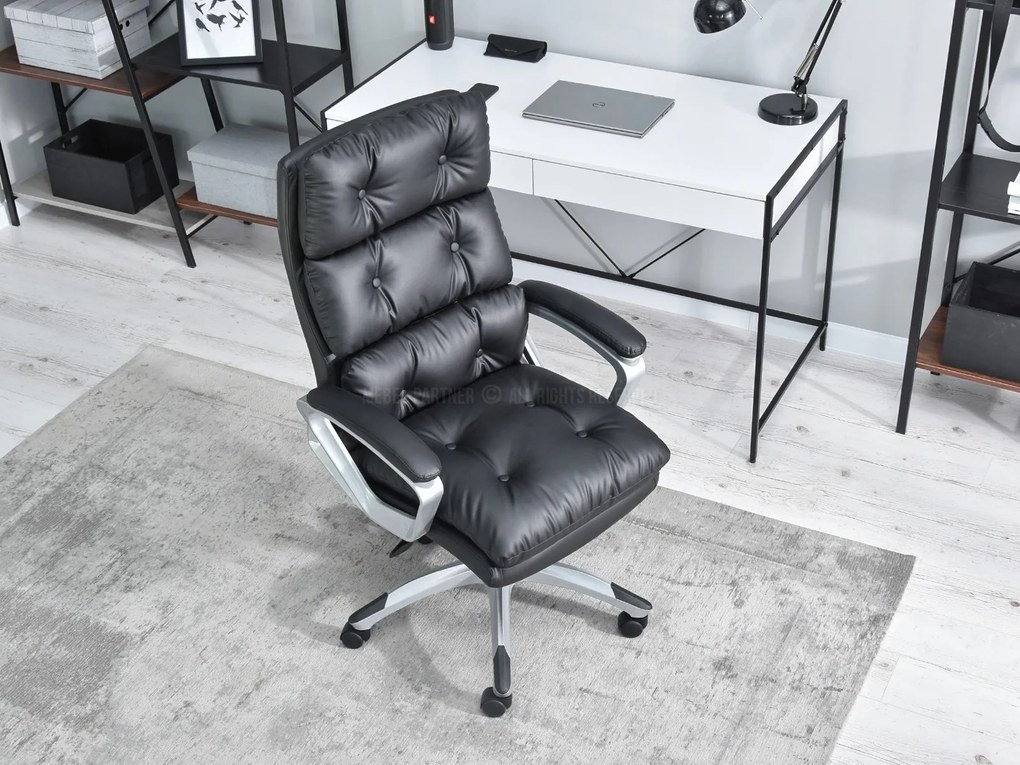 Fotoliu Benton (negru + gri). Promo -8%. 1109892