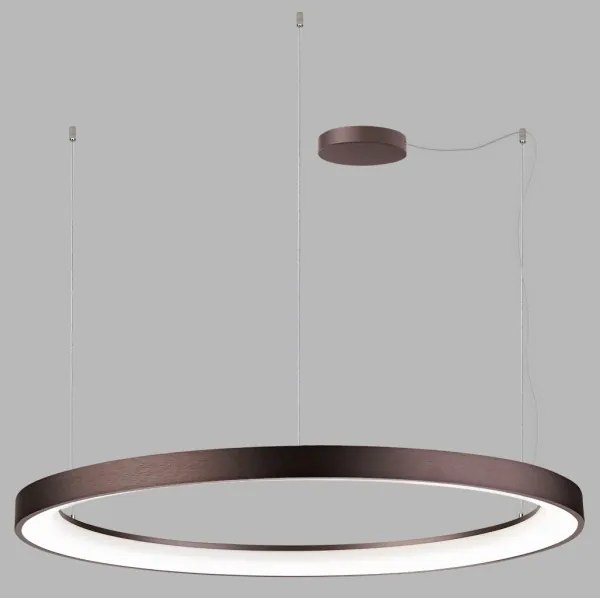 Lustră LED dimabilă pe cablu BELLA LED/80W/230V 3000K/4000K maro LED2