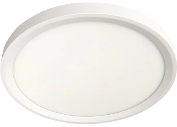 Plafonieră LED 18 W, 230 V, 3000/4000/6500 K, Ø 23 cm, alb