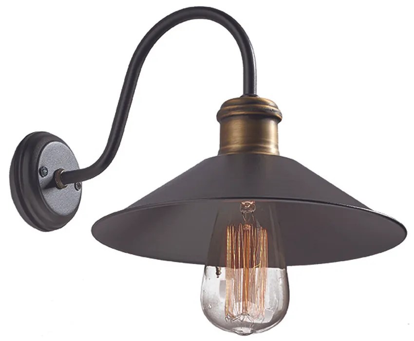 Aplica Rustic, E27, Brown|Oxyde, 1 X Max 60W, 3083800, Viokef Grecia