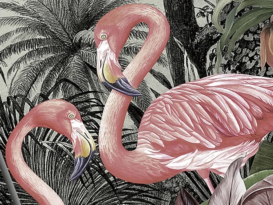 Tablou de perete decorativ Triptico Flamencos, 180x120cm