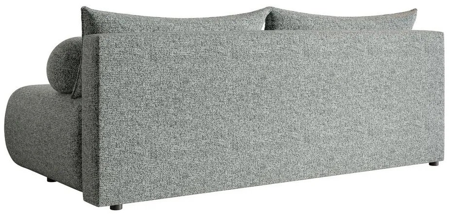 Canapea trei locuri Didier mini (gri + negru). 1100566