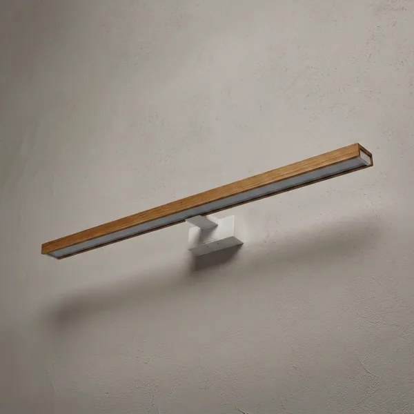 Brilagi - Iluminare LED pentru oglindă de baie 3în1 WOODY MIRROR LED/15W/230V IP44 alb/stejar