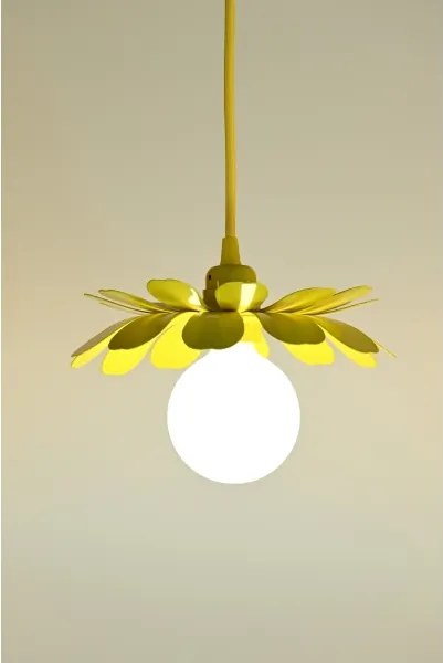 Bohemia-Design - Lustru suspendat pe cablu 1xE27/60W/230V galben