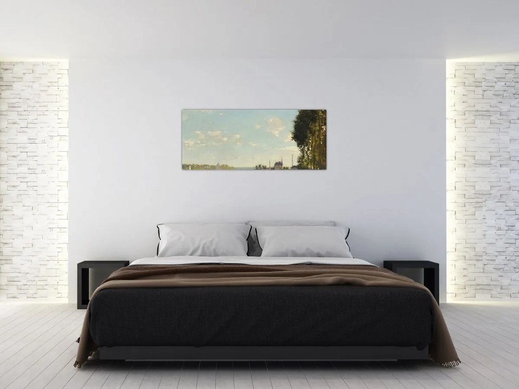 Tablou - Claude Monet, Argenteuil, reproducere (120x50 cm)