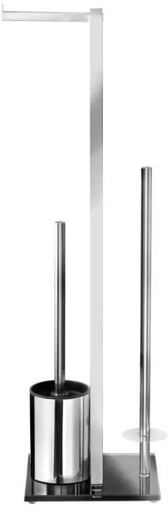 Suport pentru hârtie igienică și pentru perie de toaletă Wenko Rivalta