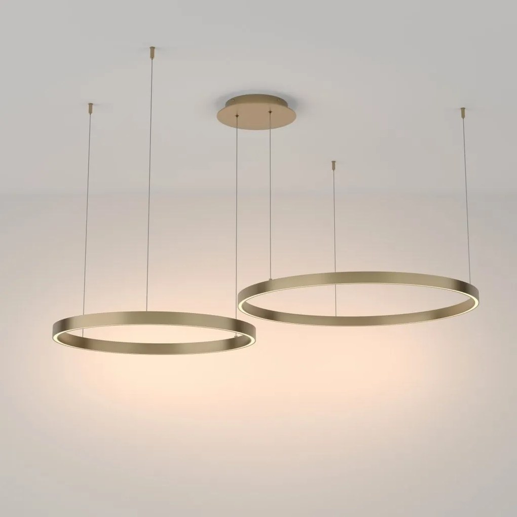 Lustra LED design modern Rim alama 80cm, 3000K