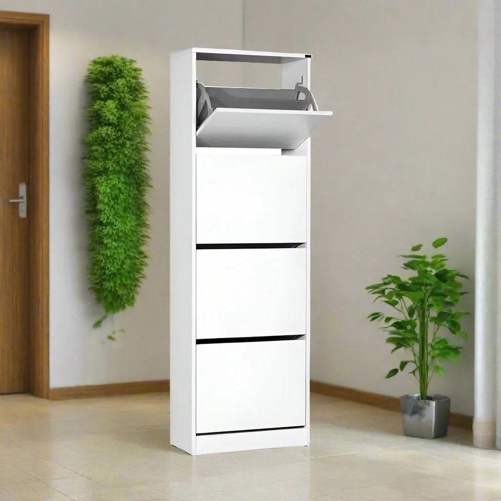 Pantofar Adore Tall, 4 compartimente, 16 perechi, 51 x 157 x 26 cm