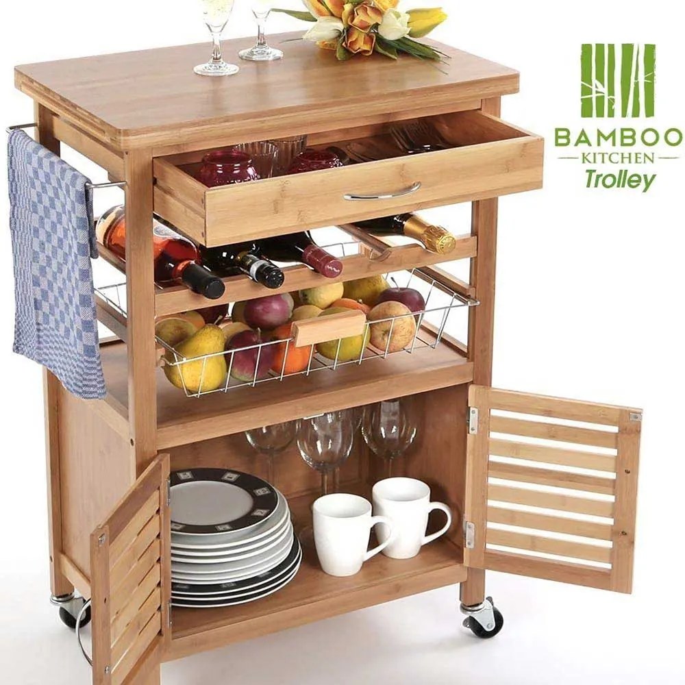 MASA GHERIDON,60X36X84.5 CM,NATURE,BAMBUS